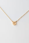 Initial Necklace - G