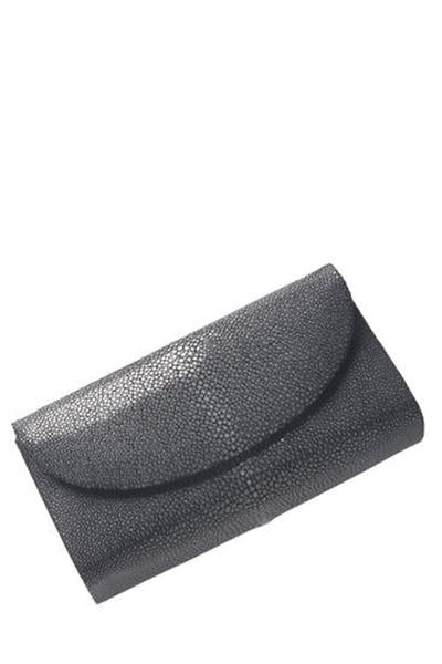 Baby Grande Stingray Clutch in Black