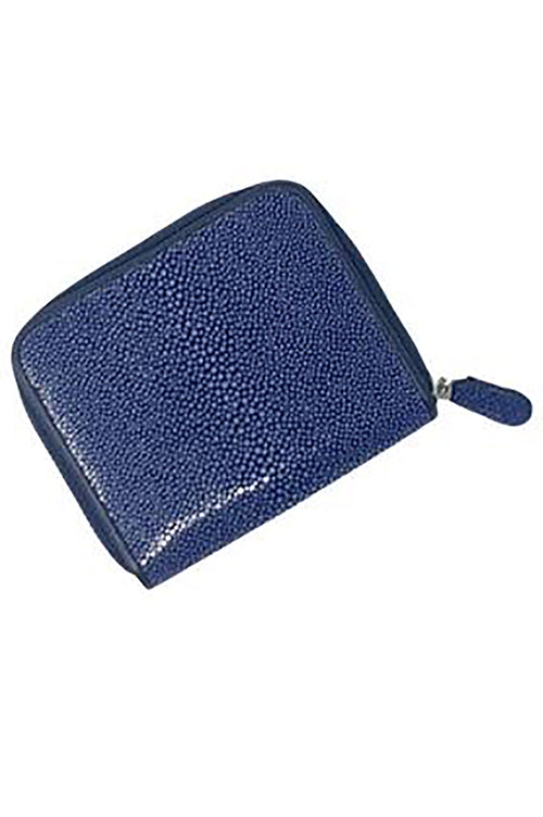 Sal Small Zip Wallet in Royal Blue
