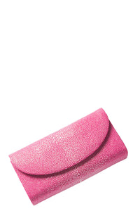 Baby Grande Stingray Clutch in Hot Pink