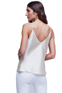 Lexi Camisole Tank in Pearl