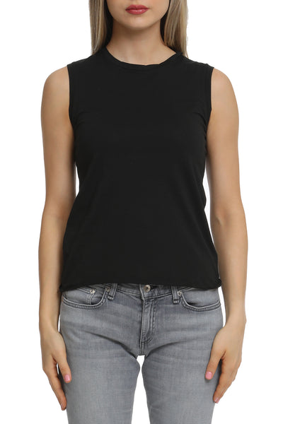 Muscle Tee in Washed Black