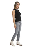 Muscle Tee in Washed Black