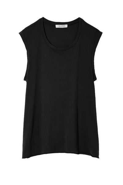 Muscle Tee in Washed Black