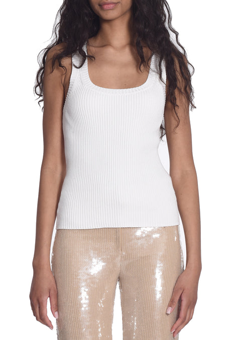 Davy Silk Top in Ivory