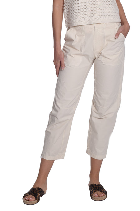 Didi Pant in Coated Viscose Linen