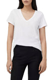 The Slub Vee in Bright White