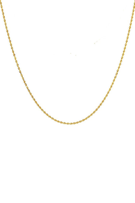 Pure Gold Tiny Paw Charm Necklace
