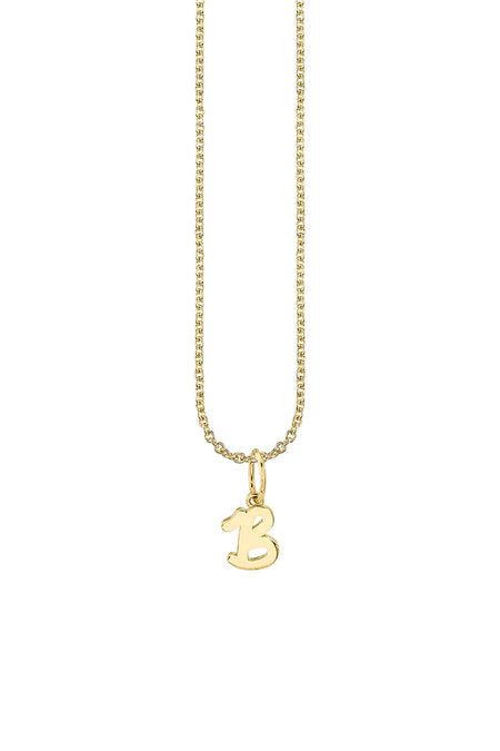 Small Gold & Diamond Love Necklace