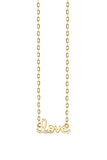 Pure Gold Tiny Love Necklace