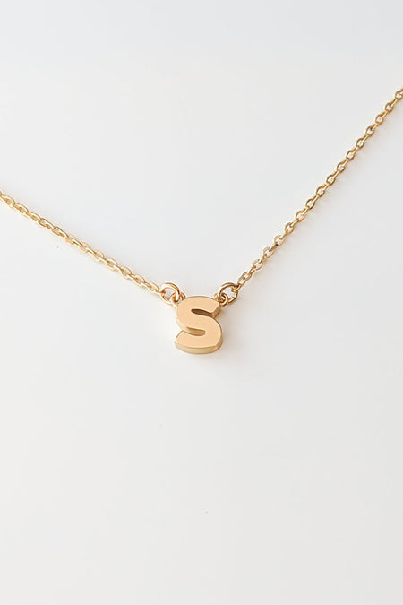 Initial Necklace - A