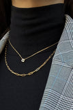 Initial Necklace - K