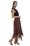 Nehir Skirt in Garnet