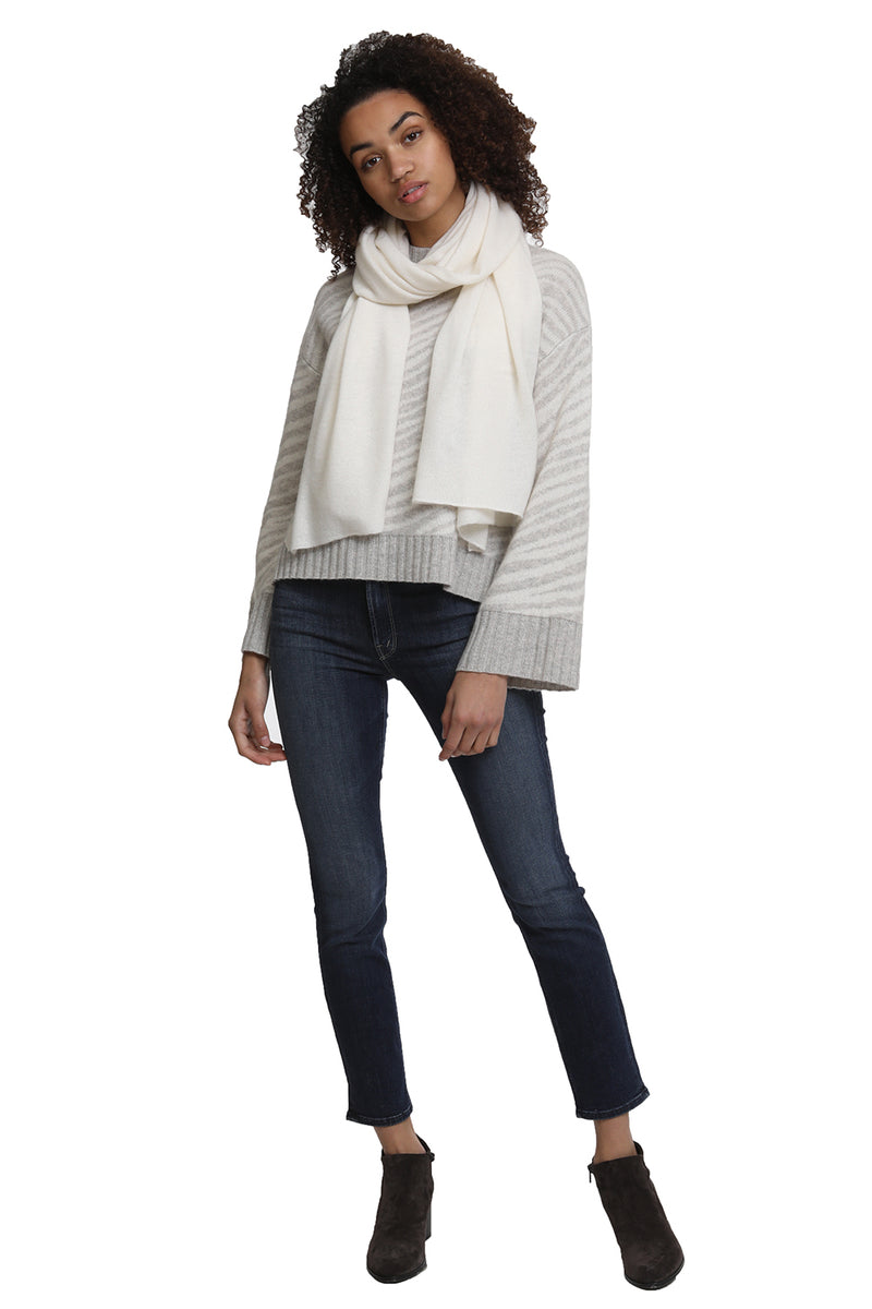 Featherweight Wrap in Chalk