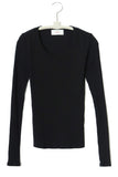 Evyn Knit Top in Black