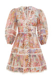 Cira Lantern Mini Dress