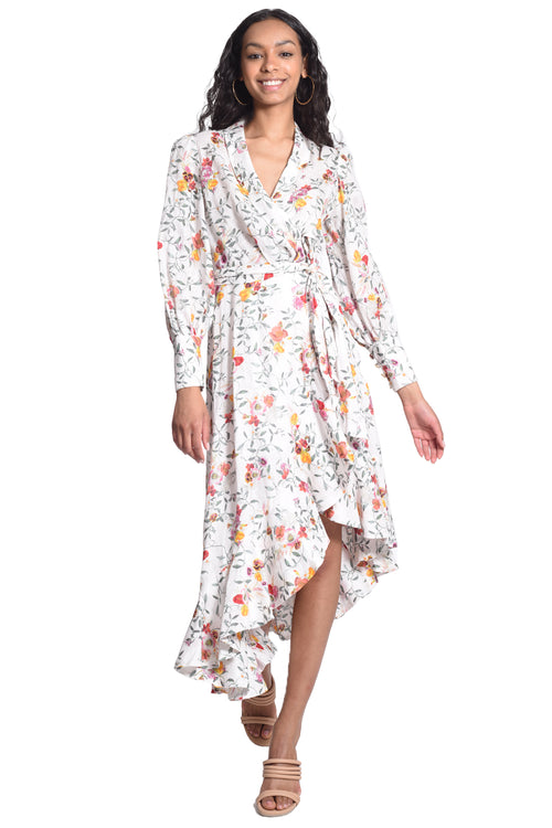 Wrap Midi Dress