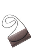 Baby Grande Stingray Clutch in Merlot
